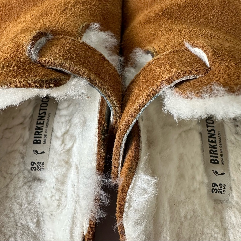 Birkenstock Boston Shearling Clogs Mink, 8-8.5 (39) - Picture 11 of 13